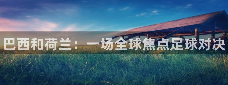 世界杯系列赛：巴西和荷兰：一场全球焦点足球对决